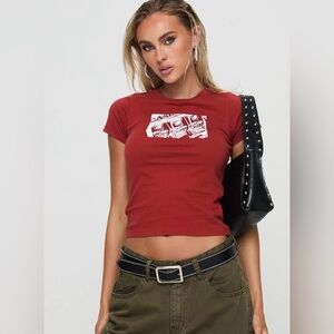 PRINCESS POLLY “You Do You” Lucky 7’s Casino Baby Tee